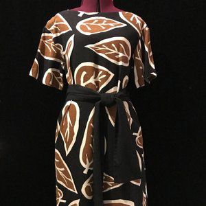 EUC WHO WHAT WEAR Linen Blend Dress